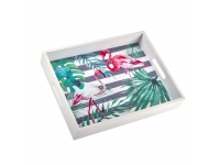 Bandeja madera flamenco 40x30 cm.