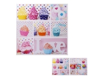 Cuadro cupcake 60x60cm.