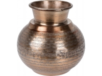 Florero aluminio cobre 23 cm.