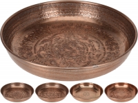 Centro mesa aluminio cobre 39x7 cm.