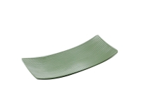 Centro madera 37x16cm. VERDE