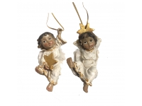 Set 2 angeles blanco 42972J (colgar)