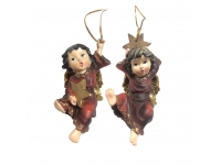 Set 2 angeles burdeos 72972G (colgar)