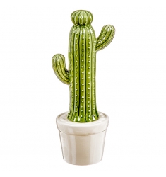 Maceta cactus porcelana 10x30cm.