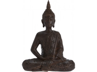 BUDHA SENTADO 30X40 CM.MARRON