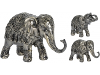 ELEFANTE RESINA 16X14CM.ORO