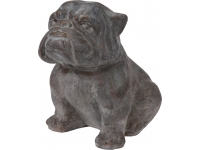 PERRO BULLDOG CEMENTO 33X42X42