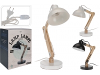 LAMPARA FLEXO MADERA METAL 2AS