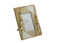Portafoto madera oro 10x15