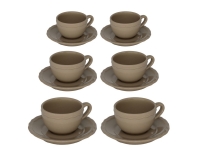 Set 12 piezas de café MARRÓN