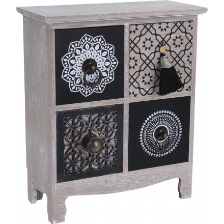 ARMARITO 4 CAJONES MADERA 