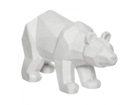 Oso ORIGAMI resina L. 20 cm.