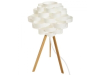 Lámpara sobremesa h57  plástico-madera