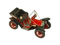Maqueta coche antigüo rojo