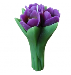 Vela ramo 3 tulipanes
