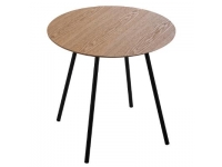Mesa centro madera-metal  marrón D48xH57cm.