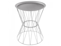 Mesa de centro metal D43xH52 gris