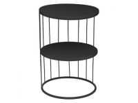 Estantería-mesa rinconera D36xH52 Negra