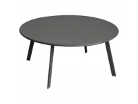 Mesa de centro negra D90xH40