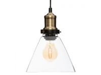 Lampara techo en cristal 22x18cm diametro