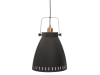 Lampara techo metal negro-cobre 150x40x27cm diamet