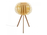 Lampara sobremesa efecto madera 55x33cm diametro