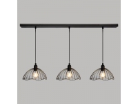 Lampara techo 3 luces barra 100cm- 24cm diametro