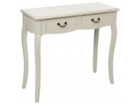 Consola 2 cajones  crema L87x34xH78