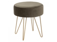 Taburete de terciopelo 35xH40cm.