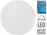 Bola LED 18cm. RGB efecto cristal