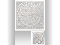 Decoración mural Tallado con Espejo 60x60cm
