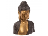 Figura  busto en oro de buda Alto 41 cm