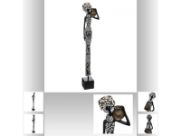 Estatuilla de mujer africana 42cm