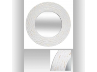 Espejo en madera blanca 80cm