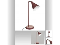 Lampara sobremesa metal marrón 46cm regulable