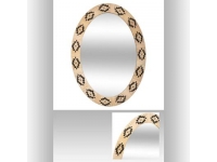 Espejo Ratán D70.5CM x 51.5CM