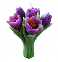 Vela de Cera 6 Tulipanes