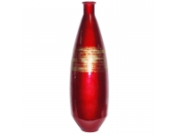 Jarrón de Cristal Rojo