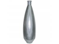 Jarrón de Cristal Plata