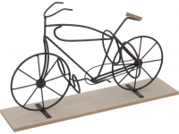 Bicicleta de forja 48x20x29cm. botellero